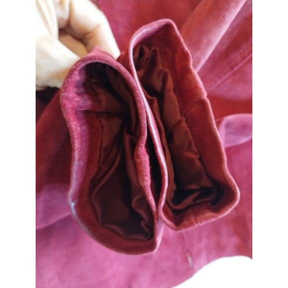 Sonoma Jean Company Women's Fitted Zip Genuine Suede Leather Jacket Small - Picture 10 of 13